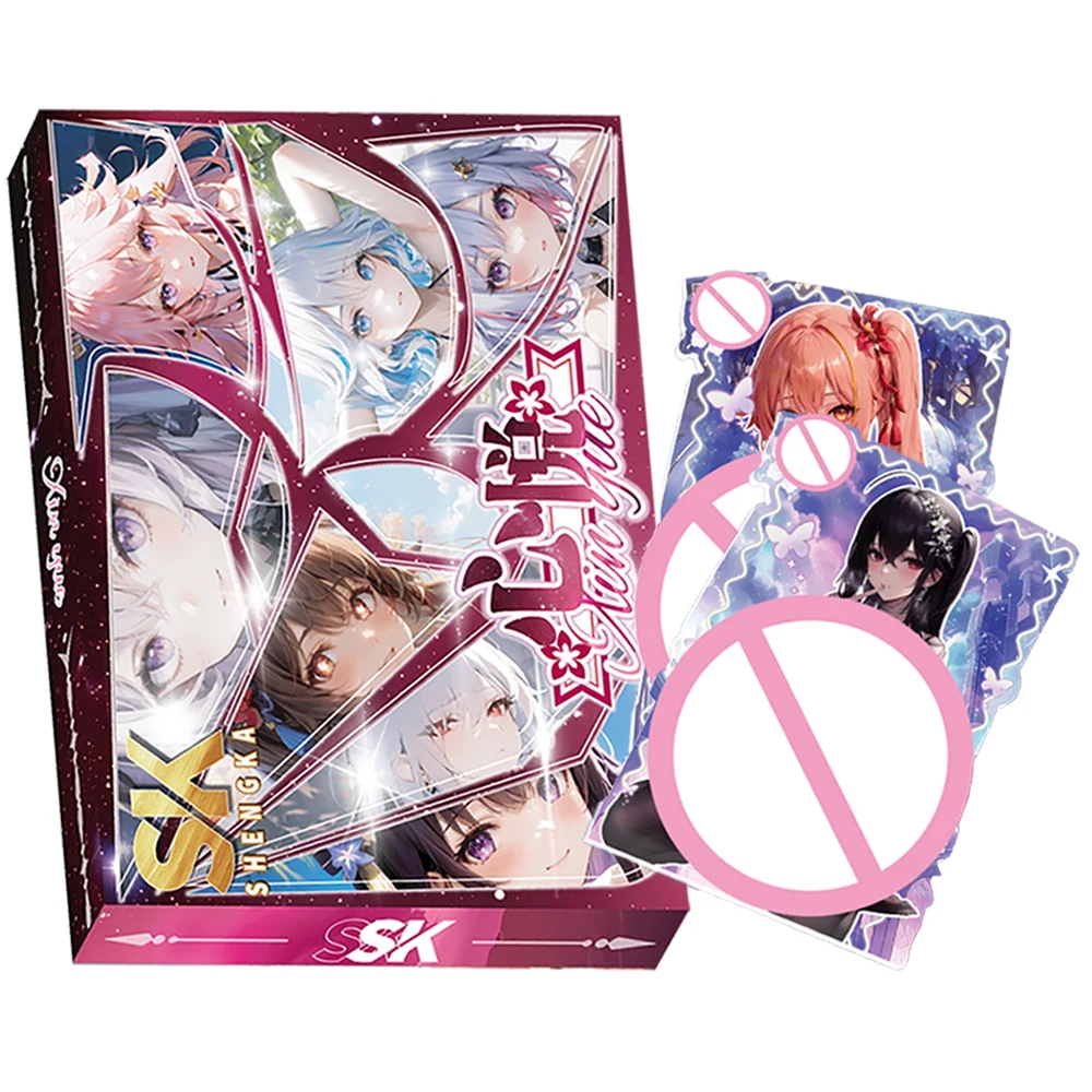 Anime Game Girl Collection Card Popular Character Kamisato Ayaka Exquisite Dropper Card Attractive Goddess Creative Peripheral