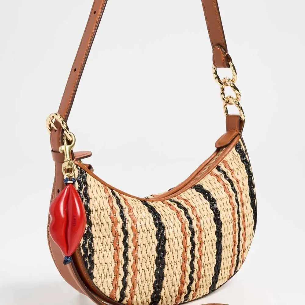 

DIY Necklace Retro Rope Woven Pendant Key Chain Geometric Mobile Phone Pendant Car Keyring Contrasting Bag Chain Charms Men