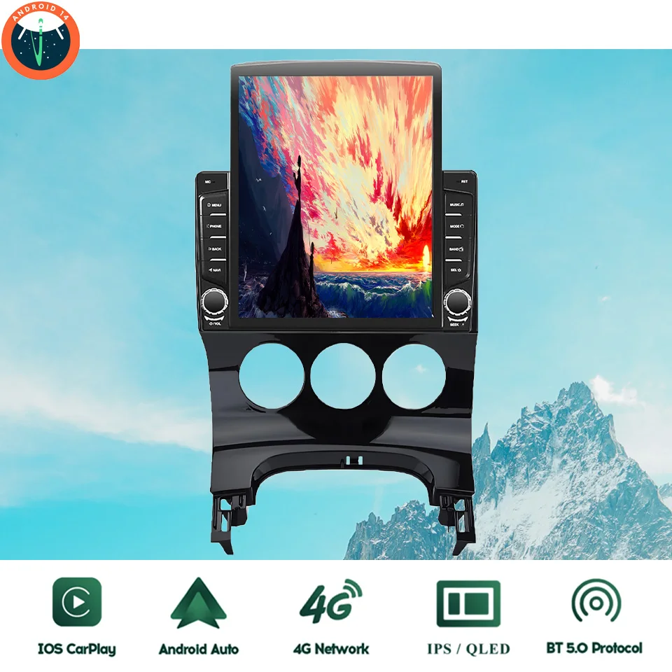 For Peugeot 3008 2009 - 2016 Carplay Android Auto Car Autoradio Stereo DVD HU Head Unit GPS Navigation Tape 4G Lte WiFI RDS DSP
