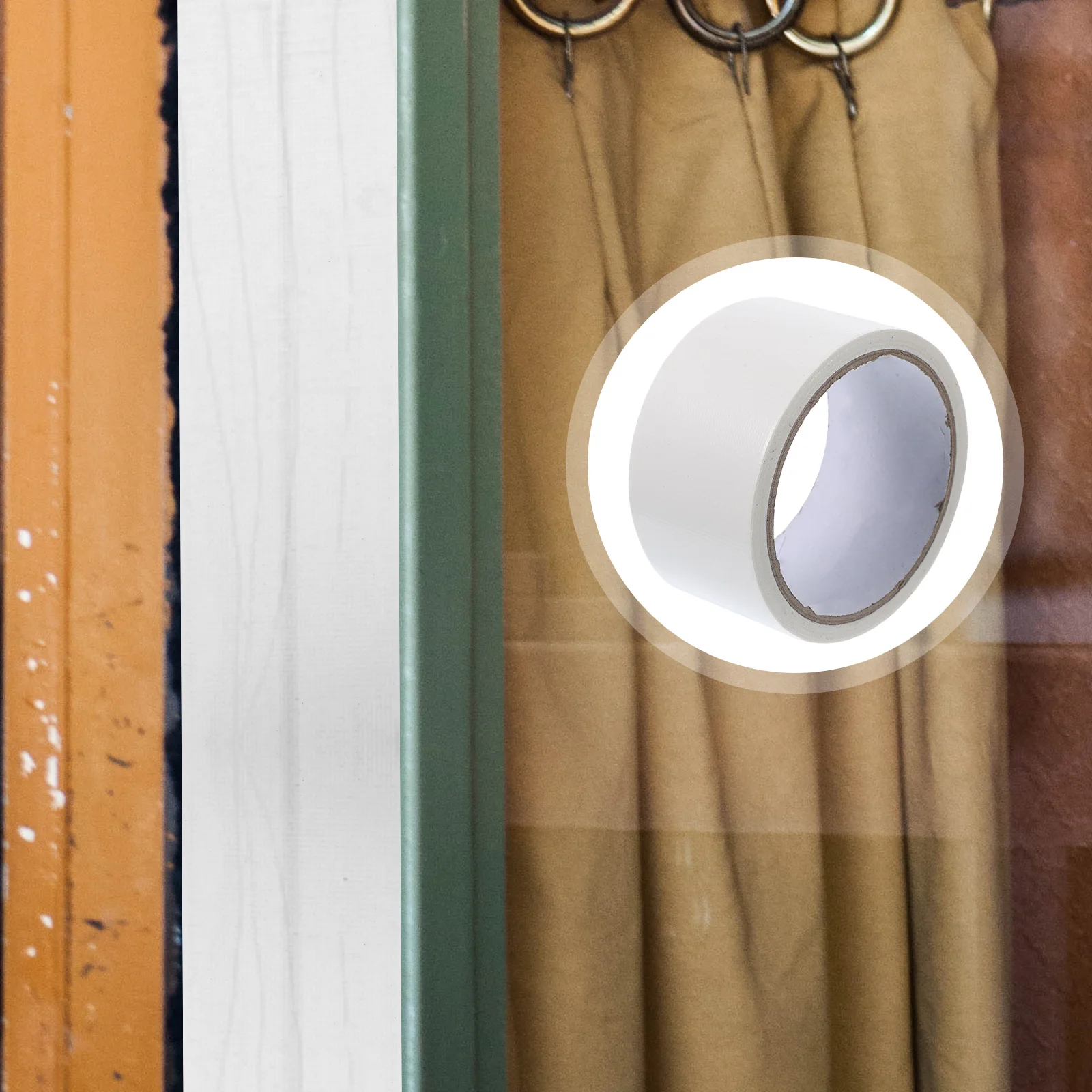 

5PCS Window Windproof Thermal Film Sealing Tape 5cmx10m Strong Adhesive Cloth Door Gaps Seal Winter Insulation