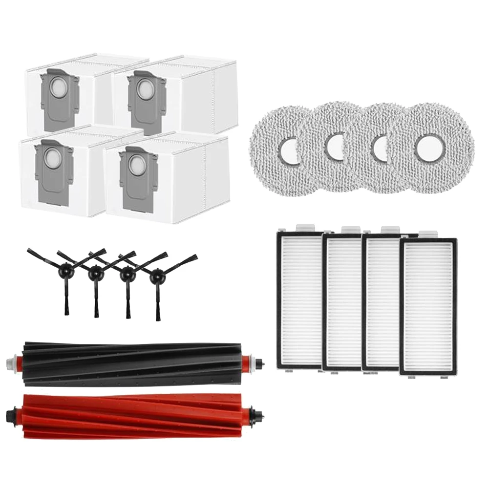 Y50A-For Roborock Qrevo Slim/Qrevo Master Sweeping Robot Main Side Brush Mop Filter Set Cleaner Parts Replacement