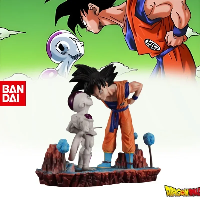 

Anime Dragon Ball Z Super Saiyan Action Figure Goku vs Frieza Action Figure Frieza Figurine Collection Statue Model Toy Gift