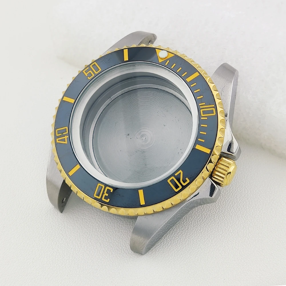 43 مللي متر ساعة حافظة nh35 حافظة الياقوت الكريستال مقاومة للماء 200 متر صالح NH35 NH36 4R35 4R36 NH34 NH38 NH39 حركات