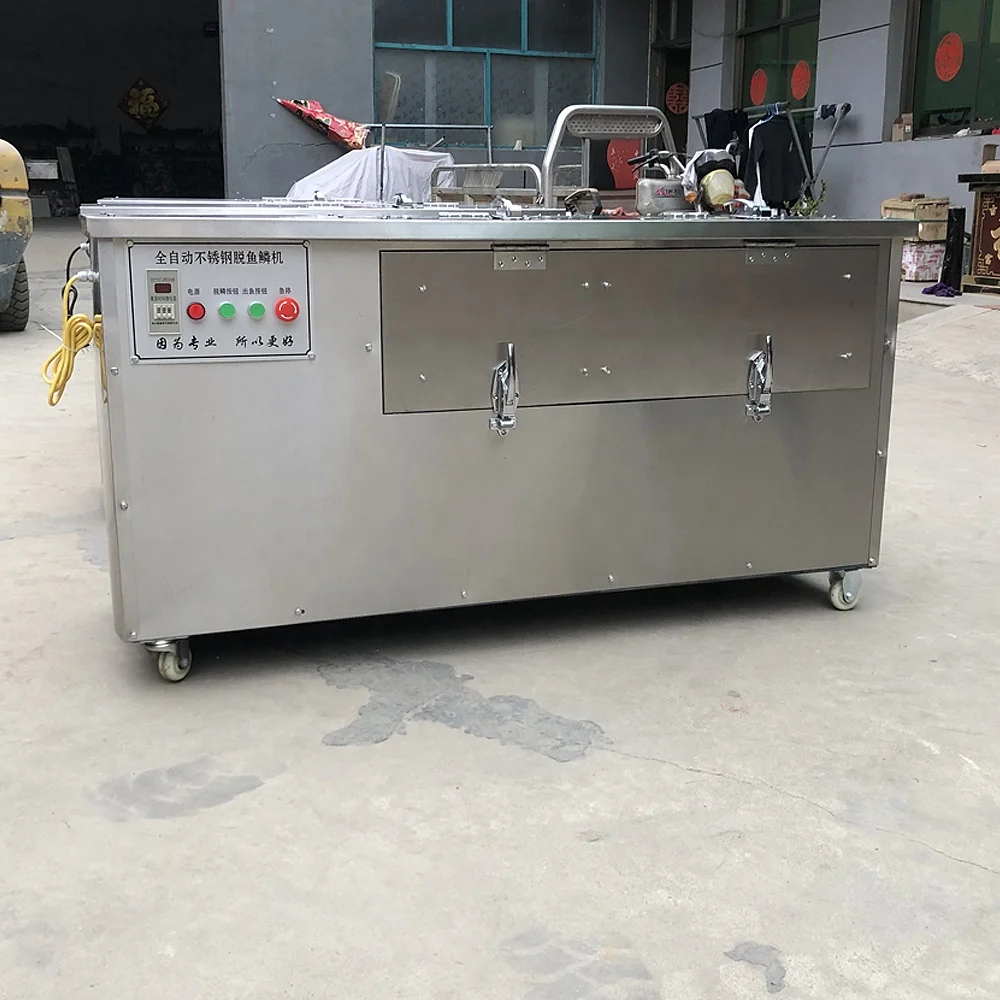 Automatic Fish Scale Removing Machine Fish Fast Remove Scale Scraper Fish Processing Equipment