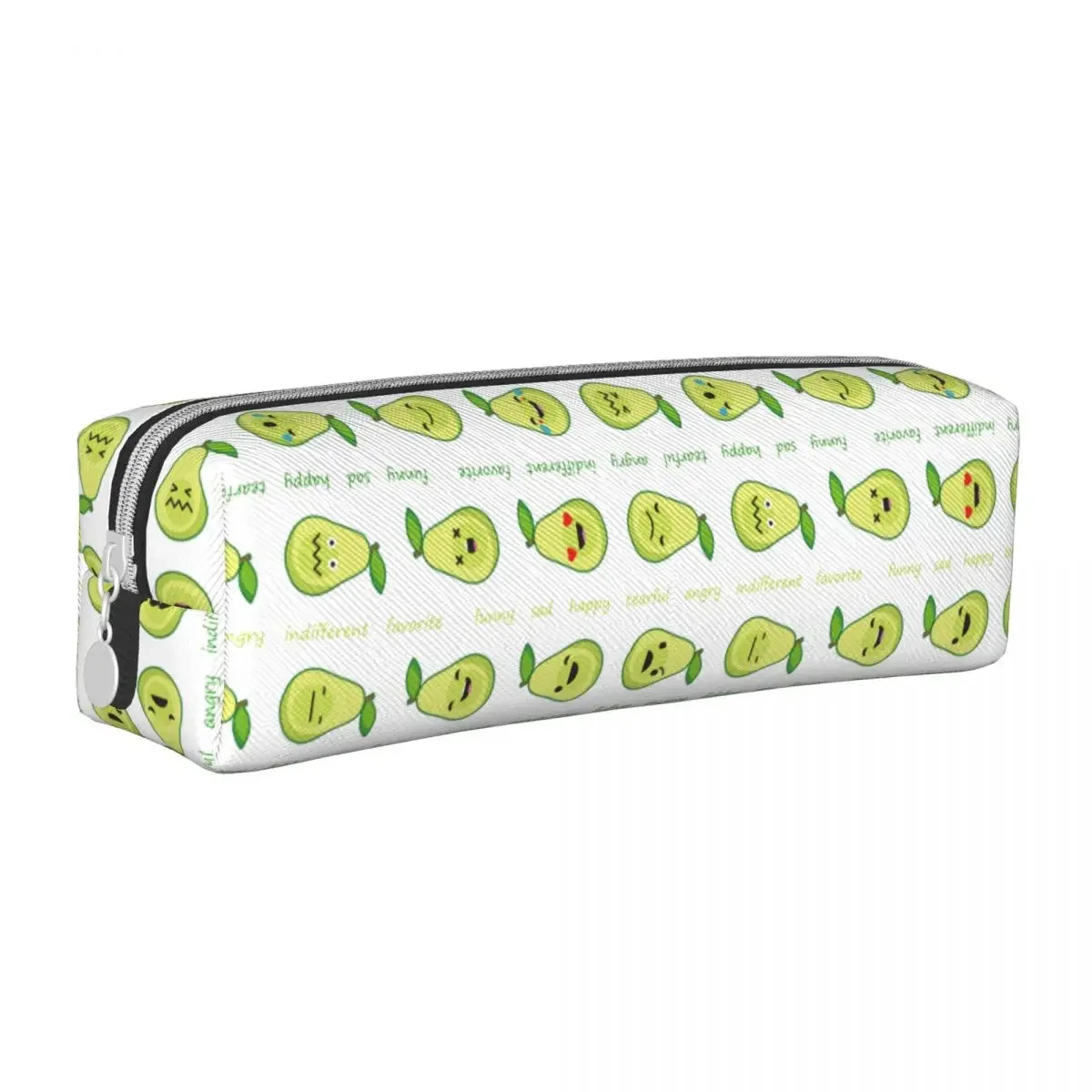 Cute Avocado Emotions Cartoon Pencil Case New Avocados Pen  Bags Student Large Storage Students School Gift  Pouch