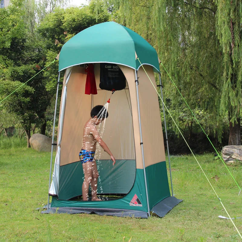 Rainproof Windproof Sunscreen, UV Protection, Camping, Large Gazebo, Fishing Dressing, Bathing Toilet Tent, 130x130x220cm