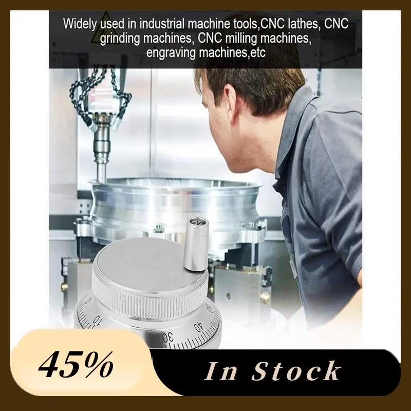 

A60Z Top CNC Electronic Handwheel Rotary Knob Encoder With Handle Generator Hand Wheel 80Mm