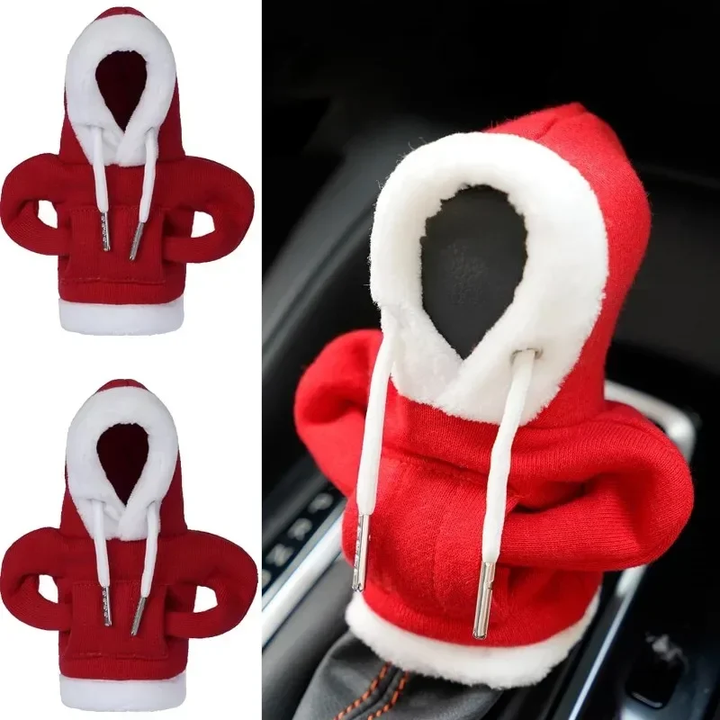 Sudadera con capucha para caja de cambios de coche, capucha de varilla de engranaje de Navidad, palanca de cambios de coche, sudadera con palo de