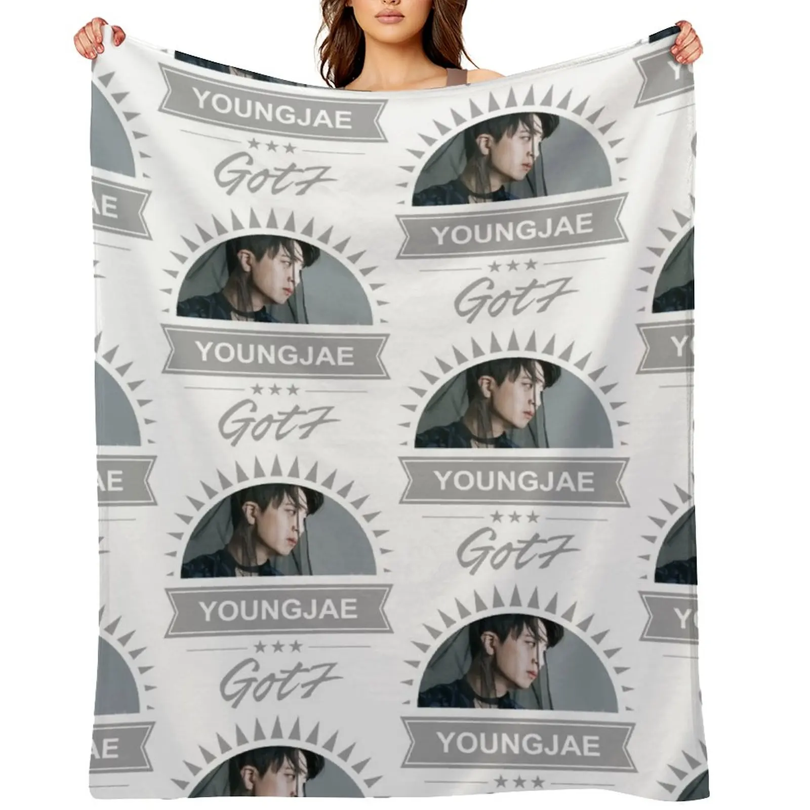Плед GOT7 - Youngjae, роскошные пледы для малышей, тяжелые пледы для сна зимой