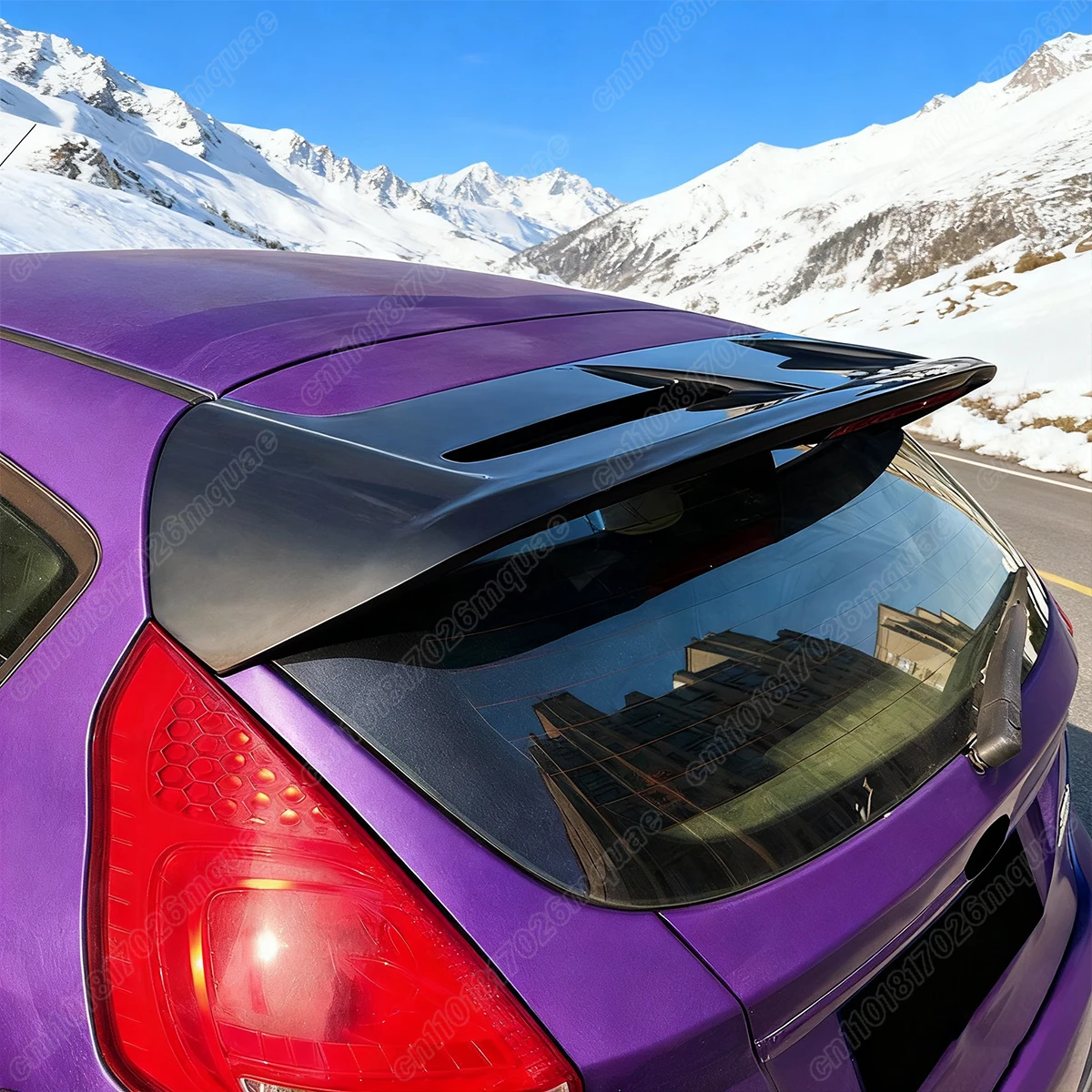 لفورد فييستا MK6 MK7 2008 2009 2010 2011 2012 2013 2014 2015 2016 2017 ST نمط السيارات الخلفية العلوي الثابتة الجناح طقم الديكور