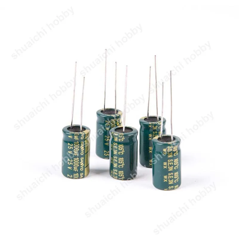 10PCS High Frequency Capacitor 470UF 680UF 1000UF 10V 16V 25V 35V Low Resistance Capacitance for FPV Drone ESC Flight Controller