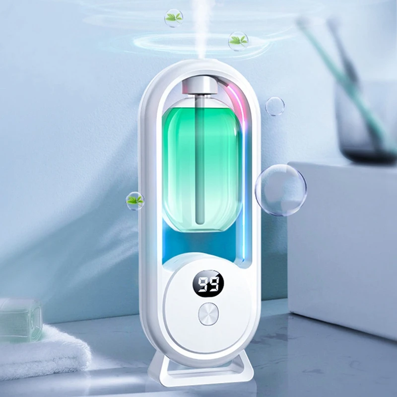 

Wall Mounted Essential Oil Diffuser Rechargeable Timed Spray Digital Display Air Freshener