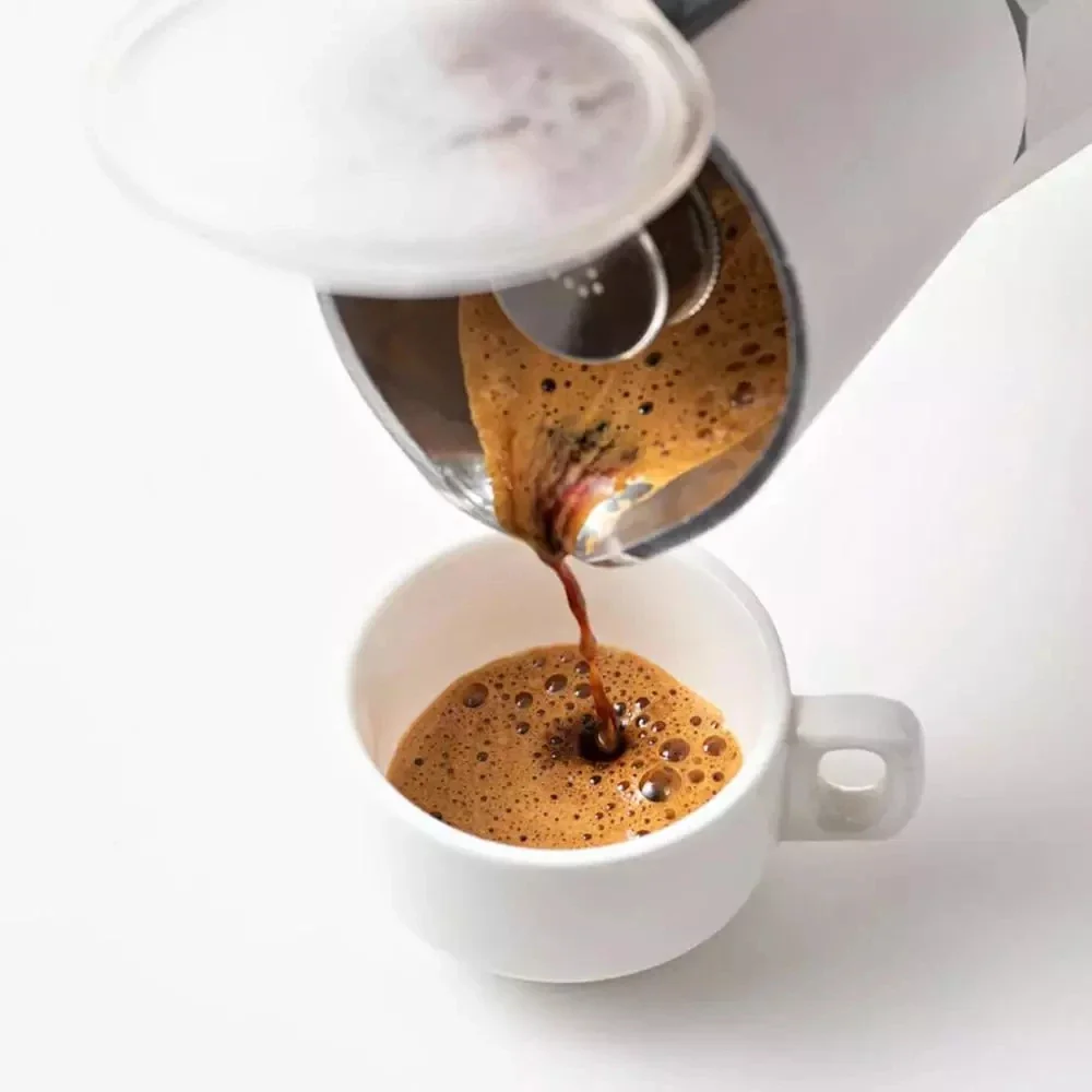 220V Elektrische Espresso Maschine Hause Automatische Milch Aufschäumen Integrierte Kleine Kapsel Maschine Moka Topf Latte Cappuccino 1300W