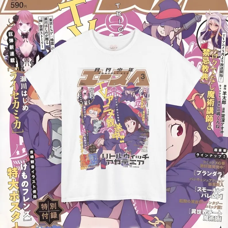 Little Witch Academia Shirt Vintage Anime T-Shirt