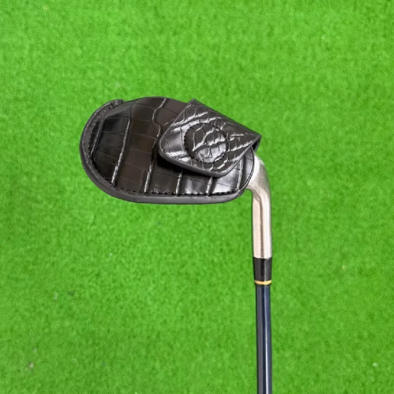 Golf Irons Cover With Strong Magnet Closure 8 Colors Iron Headcover Wedges Covers Solid PU Headcovers