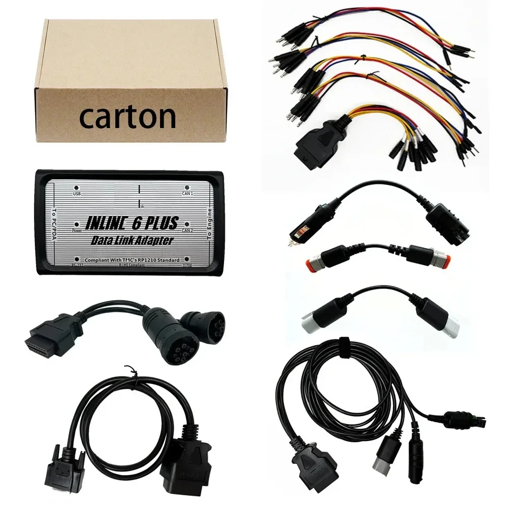 For Cummins INLINE 6 Plus V8.9 Data Heavy Duty For INLINE6 Auto Diagnostics Complete INLINE Heavy Duty Truck Diagnostic Tool