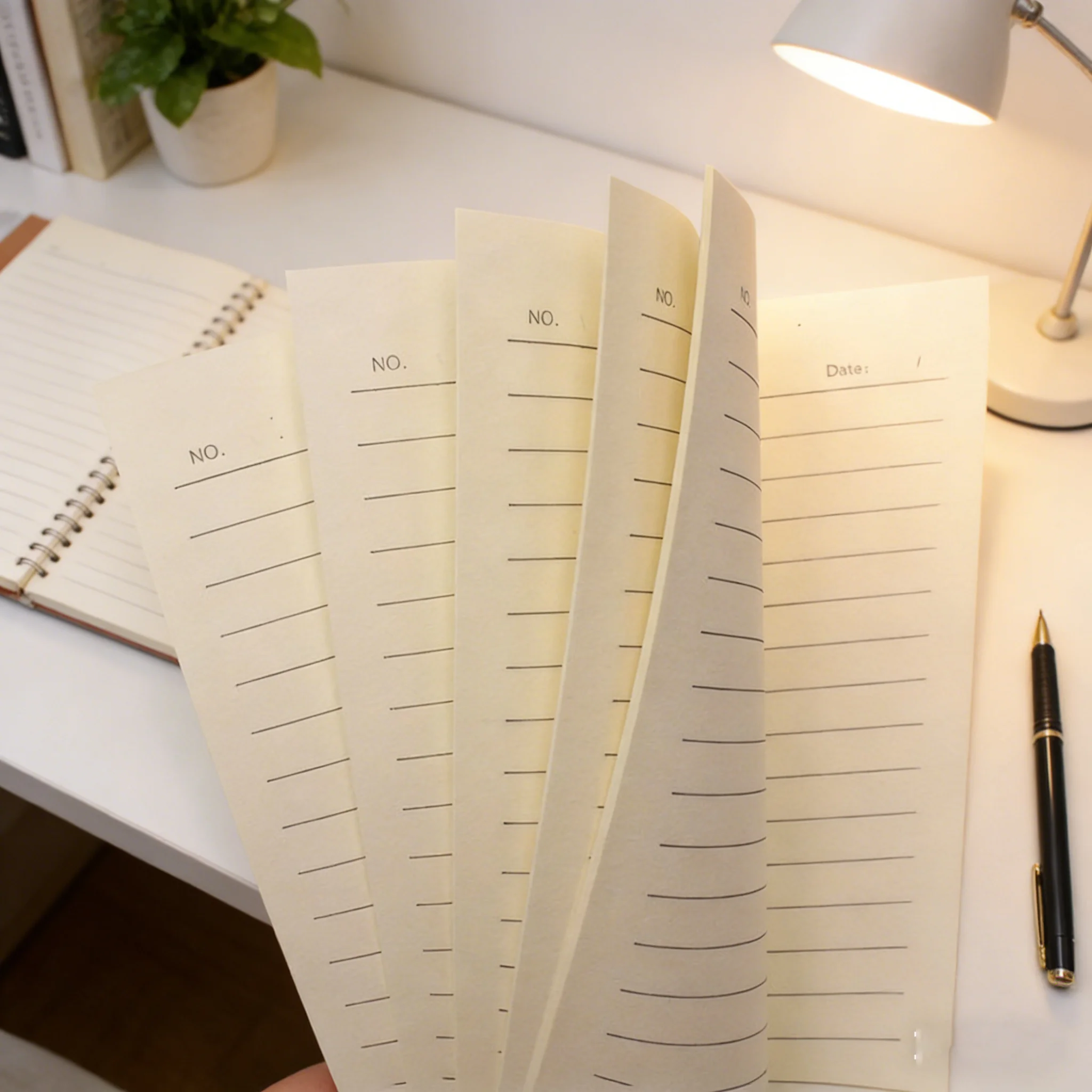 여행자 노트용 크래프트 종이 리필 10개, 무지 및 줄노트 일기장 필러 인서트, 리필 가능한 가죽 노트북 액세서리