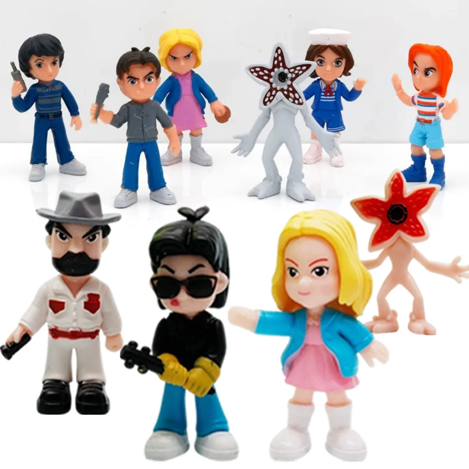 6-8 stks/set Anime Figuur Stijl Poppen Man-eten Bloem Speelgoed Beeldje PVC Anime Figuren Collectie Leuk speelgoed Kerstcadeaus