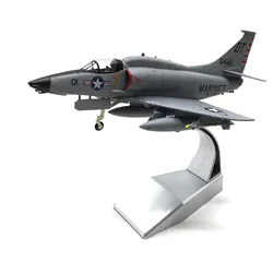 1:72 Scale USMC Skyhawk A-4 Fighter Model and Display Stand Collectible Gifts A4 Alloy Airplane Model Mini Decoration Home