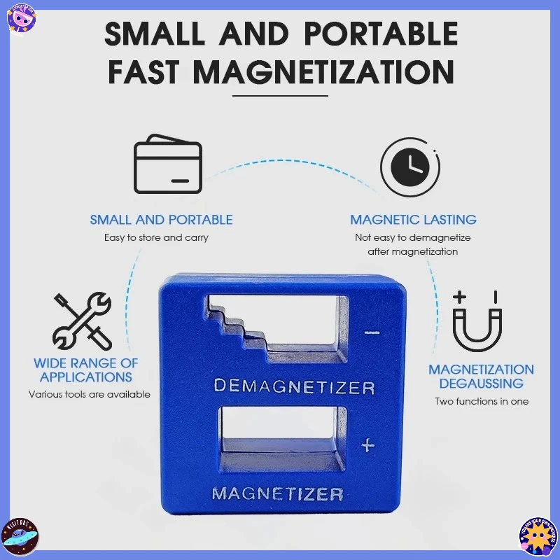 مفك براغي 2 في 1 ممغنط ديمغناطيسي أداة لاقط مغناطيسية احترافية لأجزاء أداة يدوية لقمة مثقاب مفك براغي