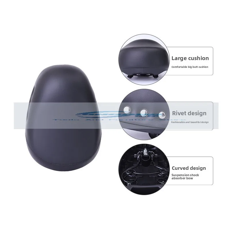 

Подушка сиденья электромобиля, увеличенная и утолщенная универсальная сумка для сиденья, водонепроницаемая передняя седло, электрический аккумулятор