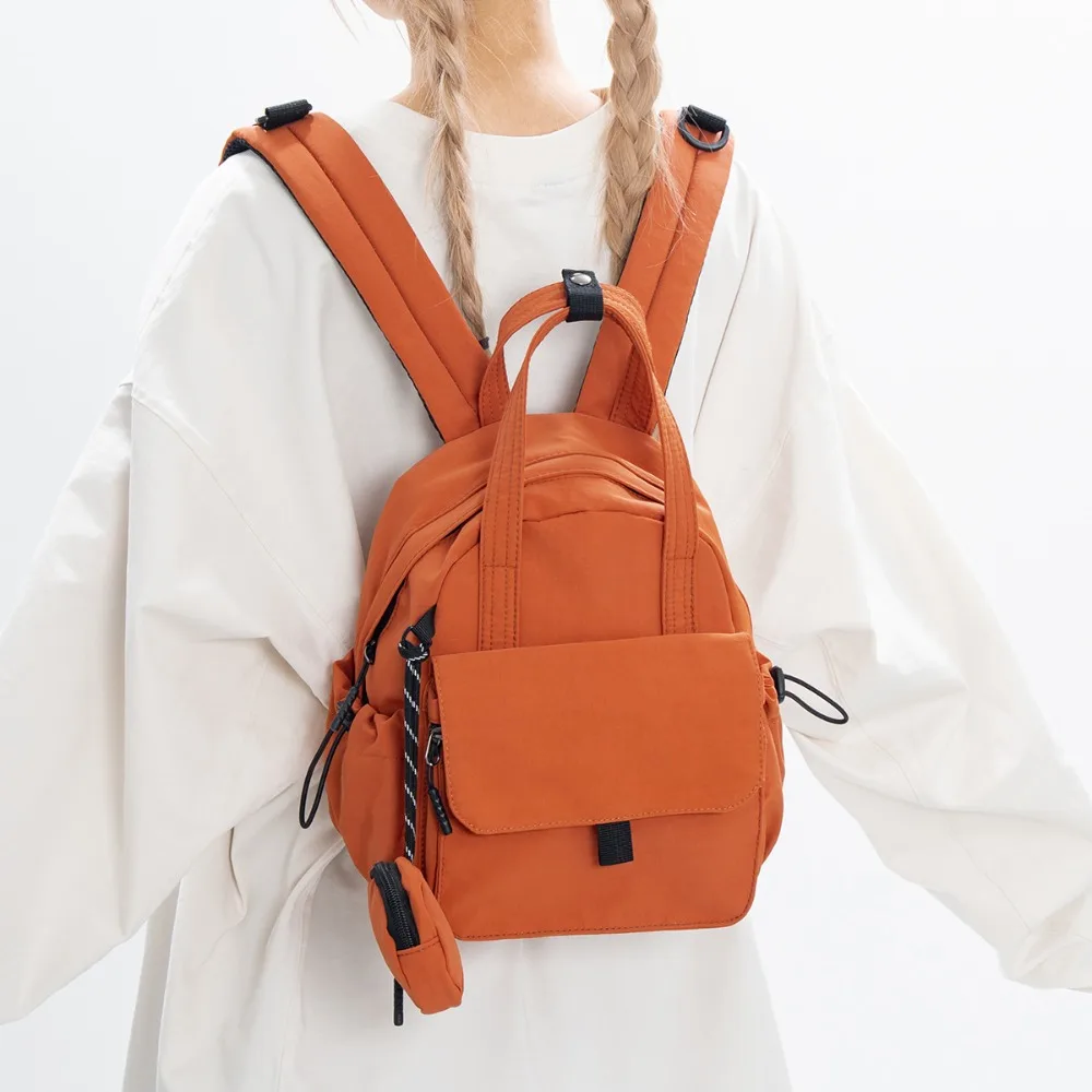 

Women's Small Backpack Versatile Anti-splashing Light Travel Fashion Look Comfortable Cloth Bag Premium Simple Multifunctional
