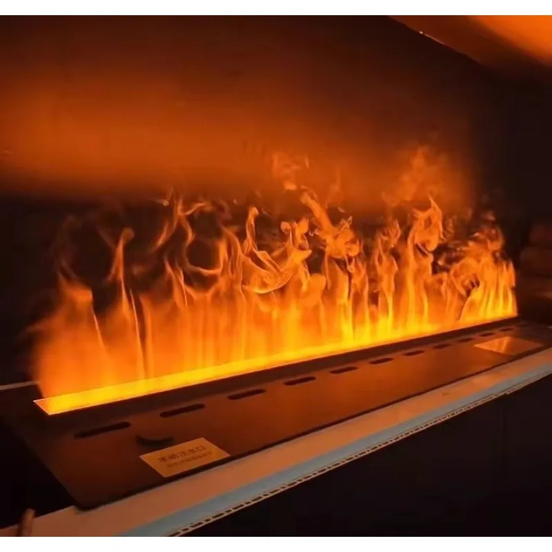 Atomizing Fireplace Decorative Cabinet Living Room Atmosphere Lamp Built-in Household Electronic Flame Humidifier