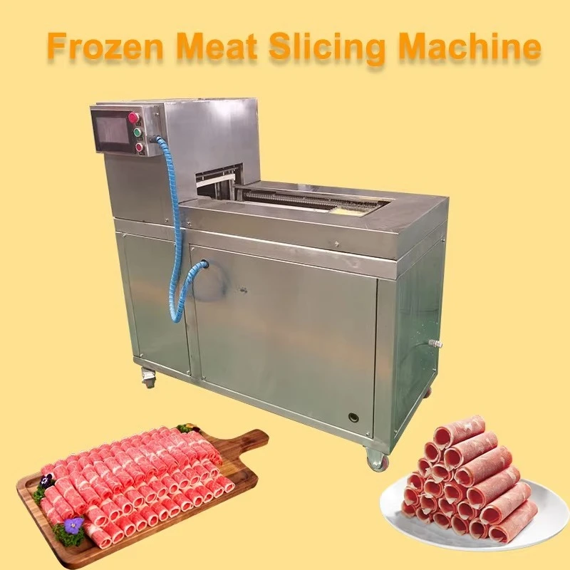 Factory direct sales frozen meat slicer/precision frozen meat slicer/meat cutting machine
