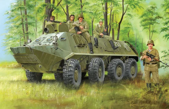 Trumpeter 01543 1/35 BTR-60PA - Scale Model Kit