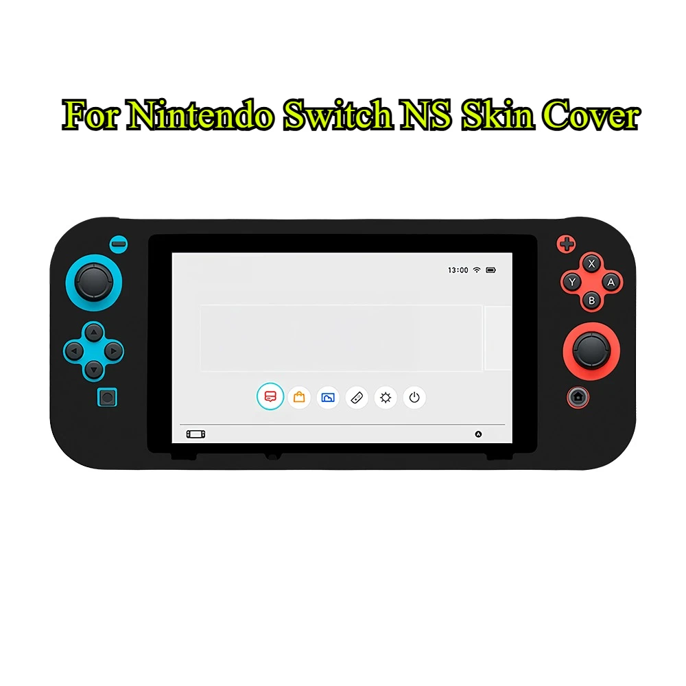 Solid Silicone Case For Switch NS Sleeve Gamepad Skin Cover For Switch NS Controller Accessories Scratches Protective Cases