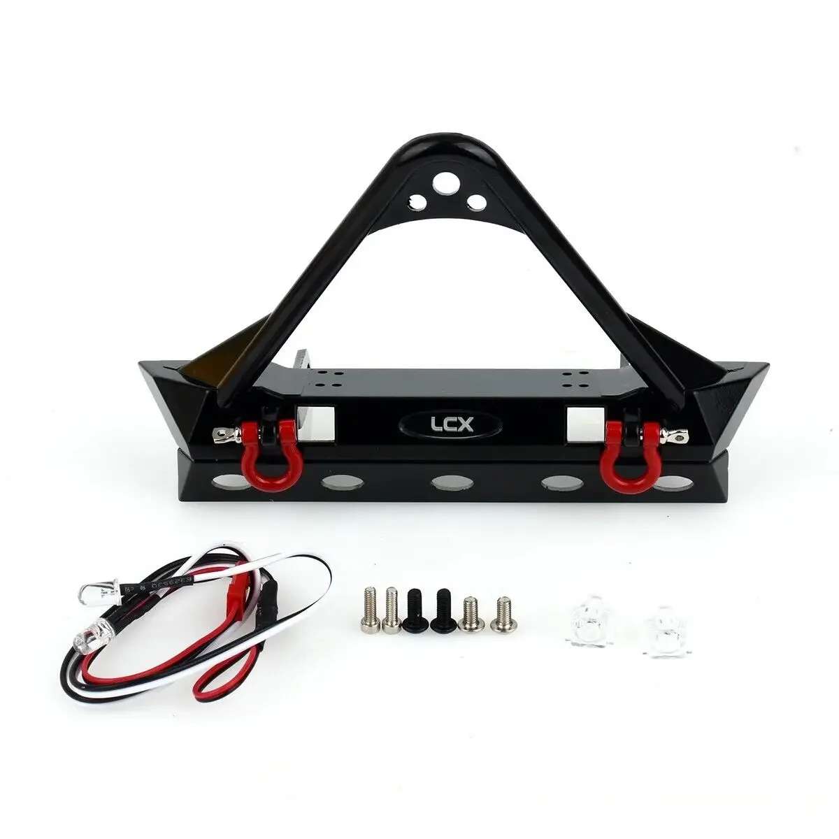 

LCX Racing 1/10 RC Гусеничный автомобиль Металлический передний бампер для Traxxas TRX4 TRX6 Axial SCX10 II III PRO Gen8 Gen9 Обновления Аксессуары