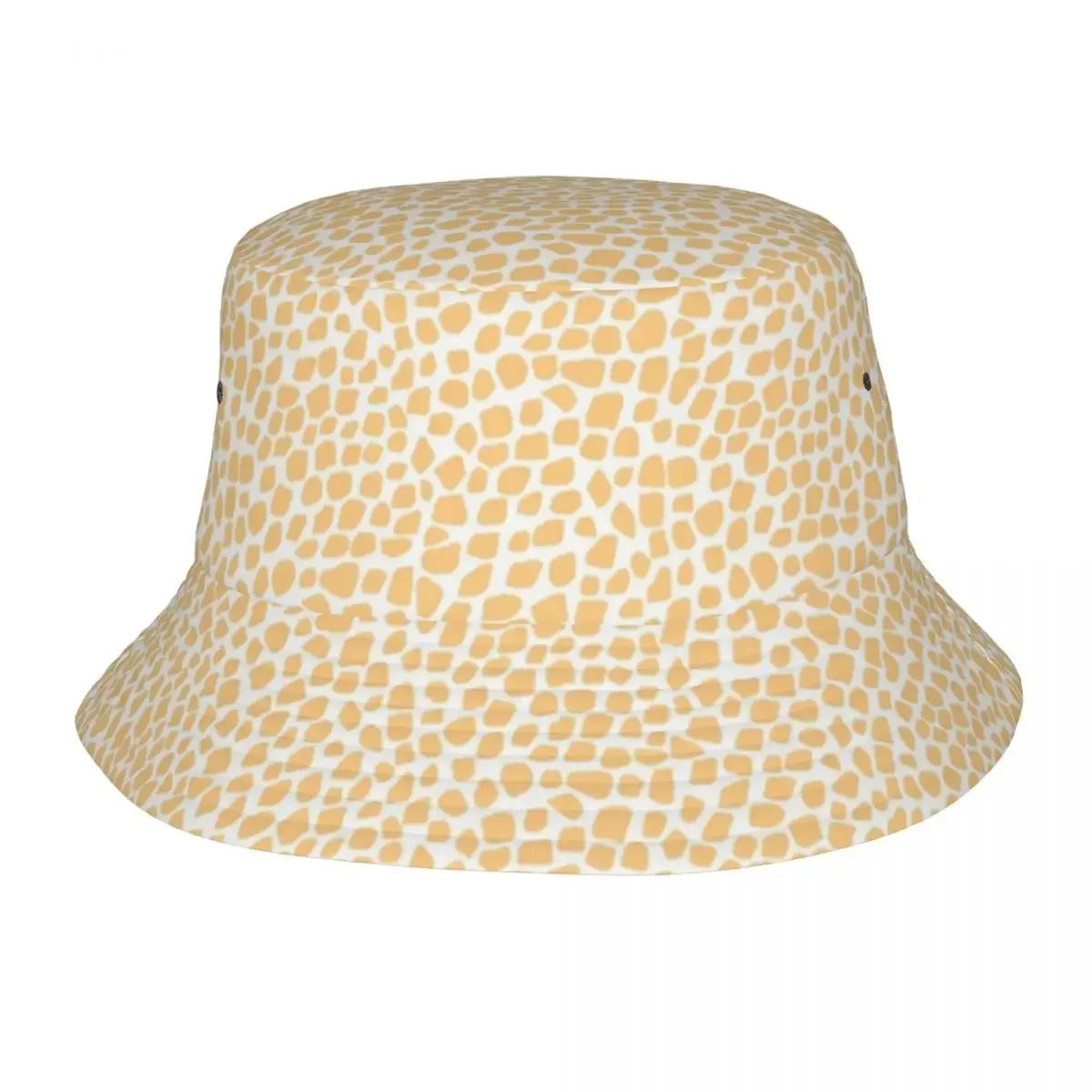 Giraffe Animal Print Pattern Bucket Hat Panama For Kids Bob Hats Outdoor Hip Hop Fisherman Hats For Summer Fishing Unisex Caps