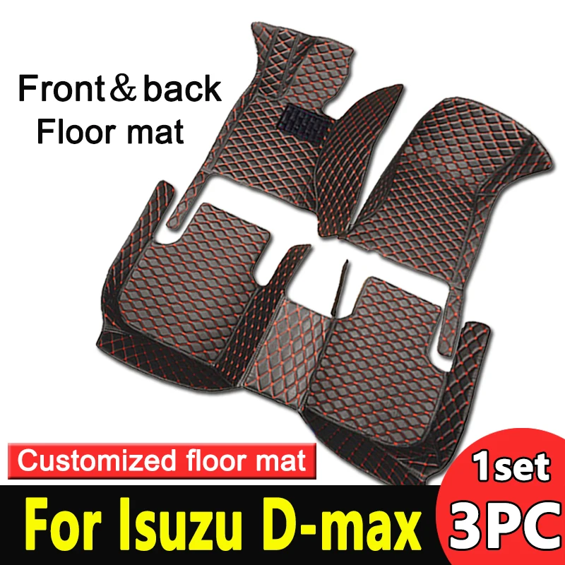 

Car Floor Mats For Isuzu D-max Dmax D max 2022 2021 Carpets Foot Pads Custom Auto Accessories Interior Pedals Rugs Waterproof