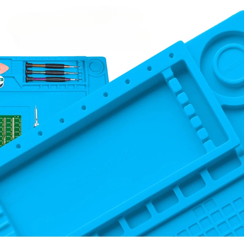 Electronic Repair Pad Motherboard IC Thickened Magnetic Anti-slip Anti-static Temperature Resistant Multi-functiona Silicone Pad