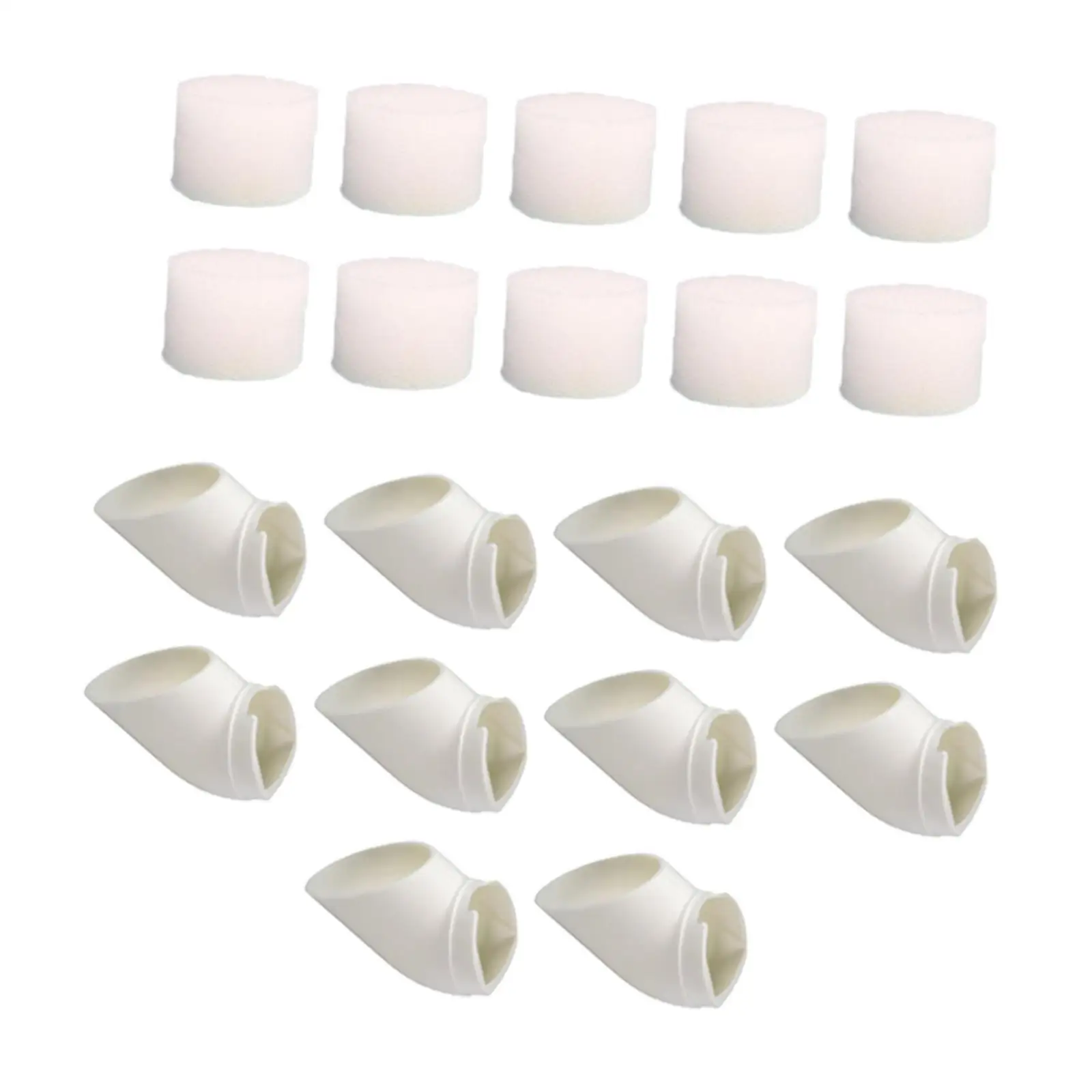 Plastic Hydroponic Colonization Cups Tower Flower Container Space Saving Plant Grow Pot for Indoor Hydroponics Setup