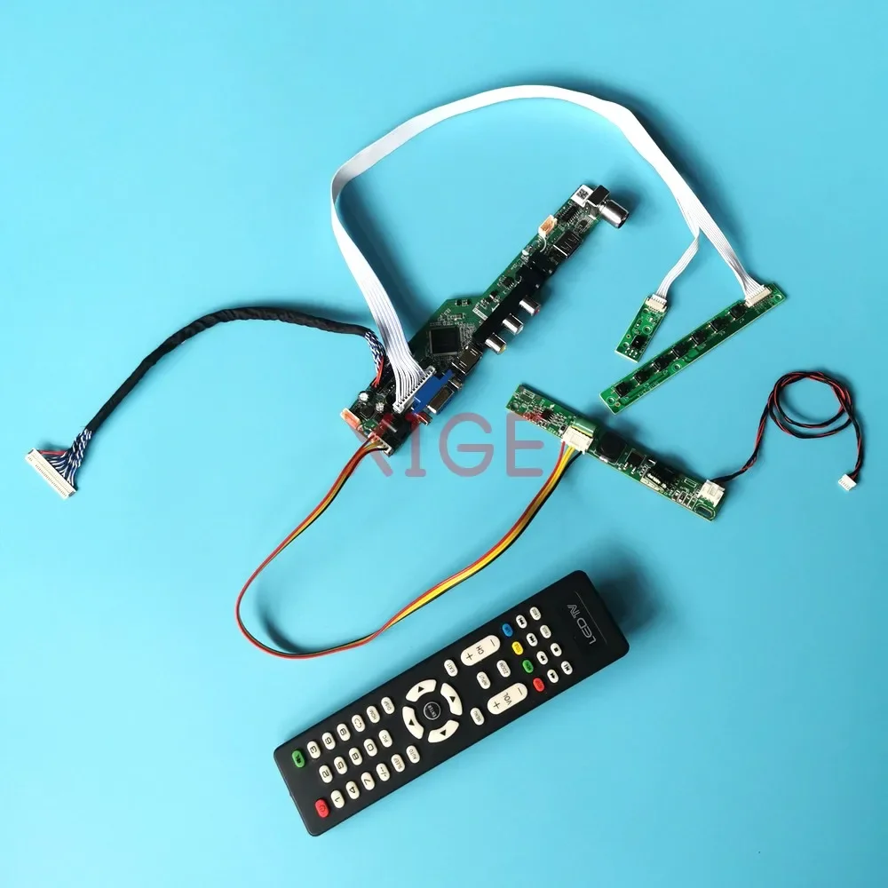 

LCD Display Driver Board Fit HSD190MEN6-A00 M170ETN01.1 Kit DIY TV Analog Signal 19" Panel 30-Pin LVDS USB+AV+HDMI+VGA 1280*1024
