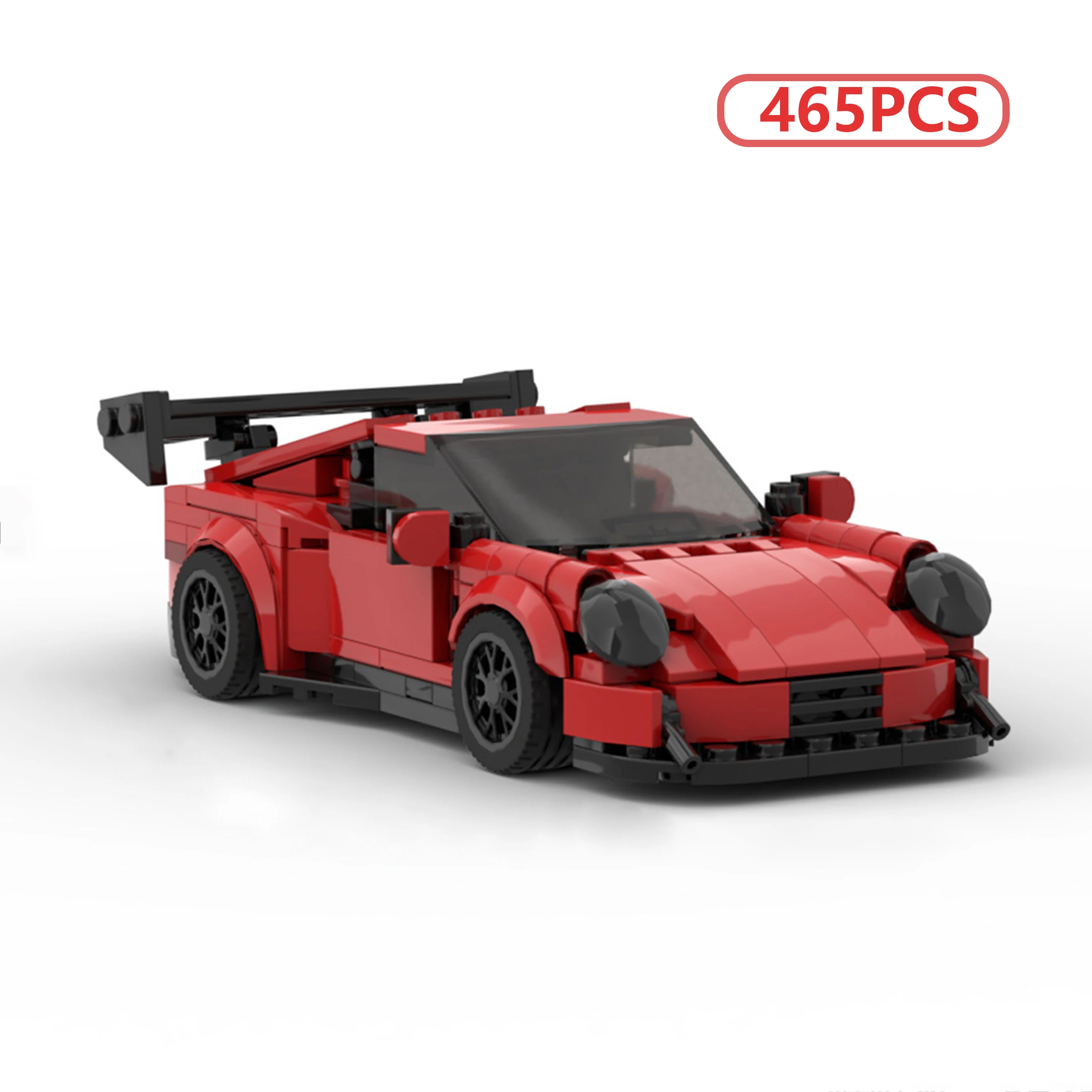 

MOC 911 Style Supercar Building Blocks Model Sports Car Bricks Set Creative DIY Educational Toys for Kids Adults
