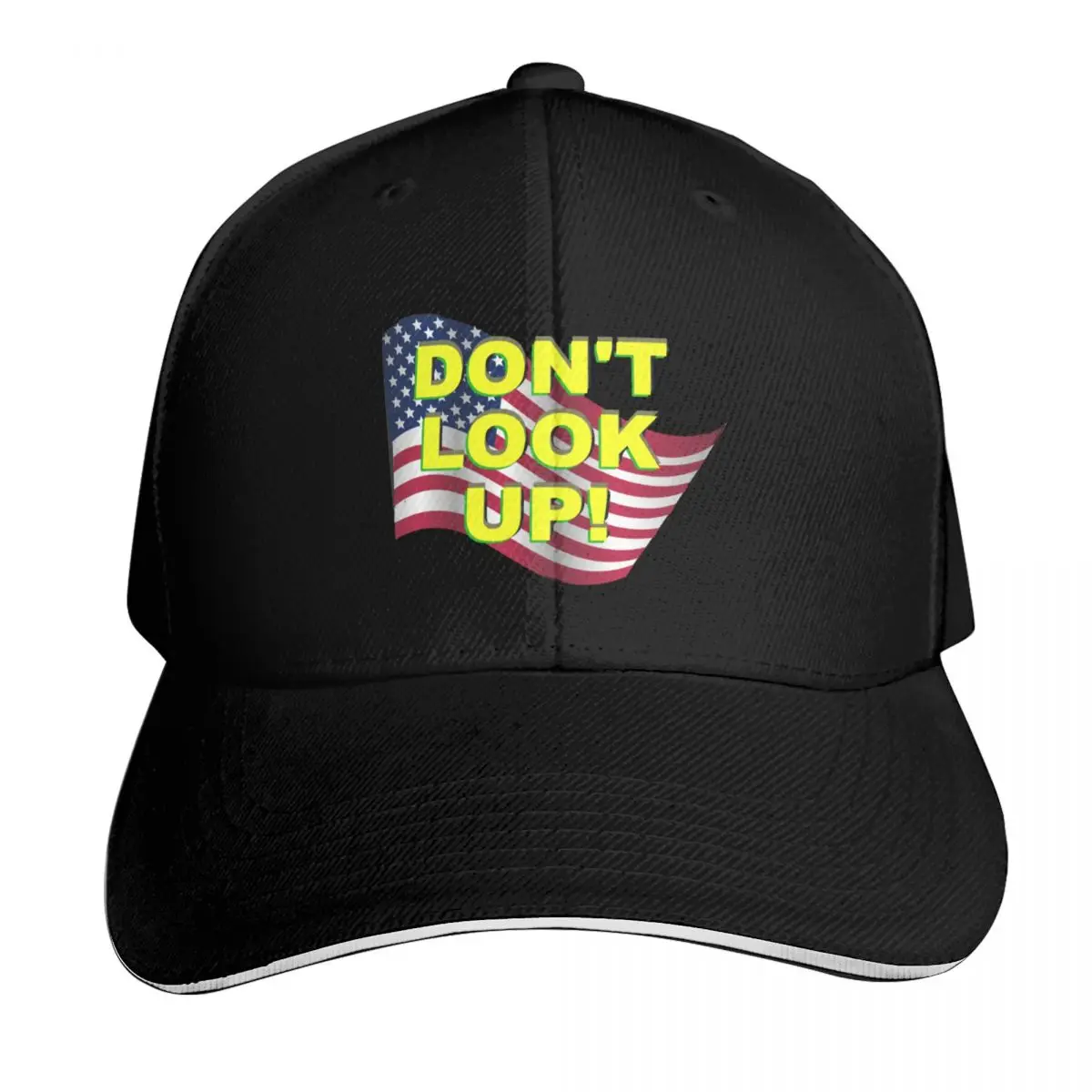 Don't Look Up! Baseball Cap Six Panel Structured Crown Sun Protection UPF 50+ Breathable Mesh Back