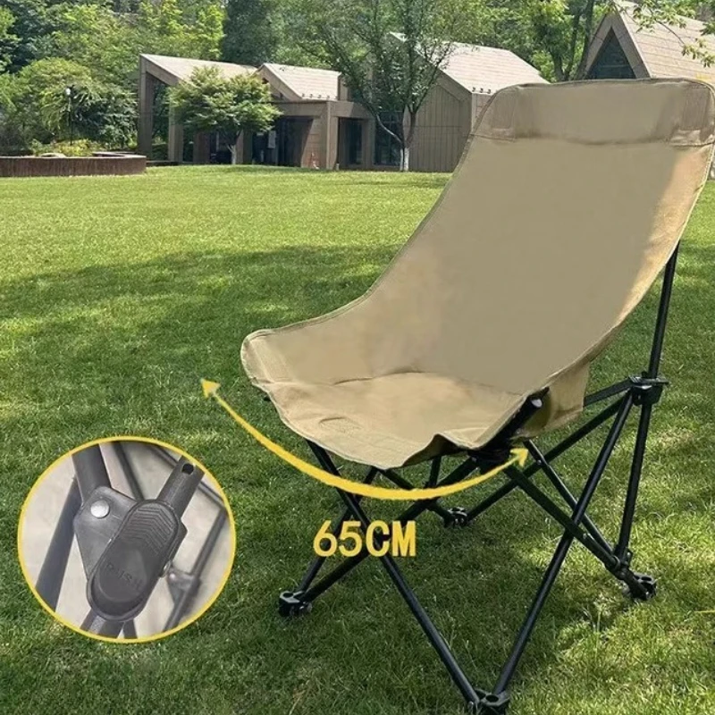 

Outdoor Portable Chair Foldable Camping Lightweight Beach Chair Recliner Backrest Silla Playa Infantil Outdoor Furniture