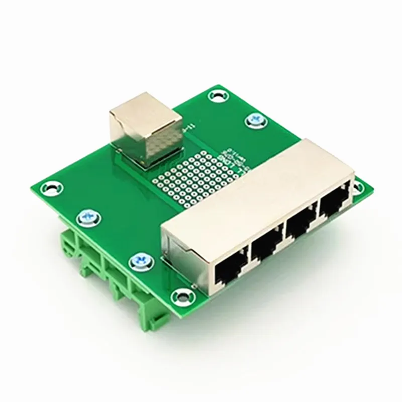 

RJ45 8P8C Jack 1way transfer 4 way Breakout Board, Terminal Block, Connector.