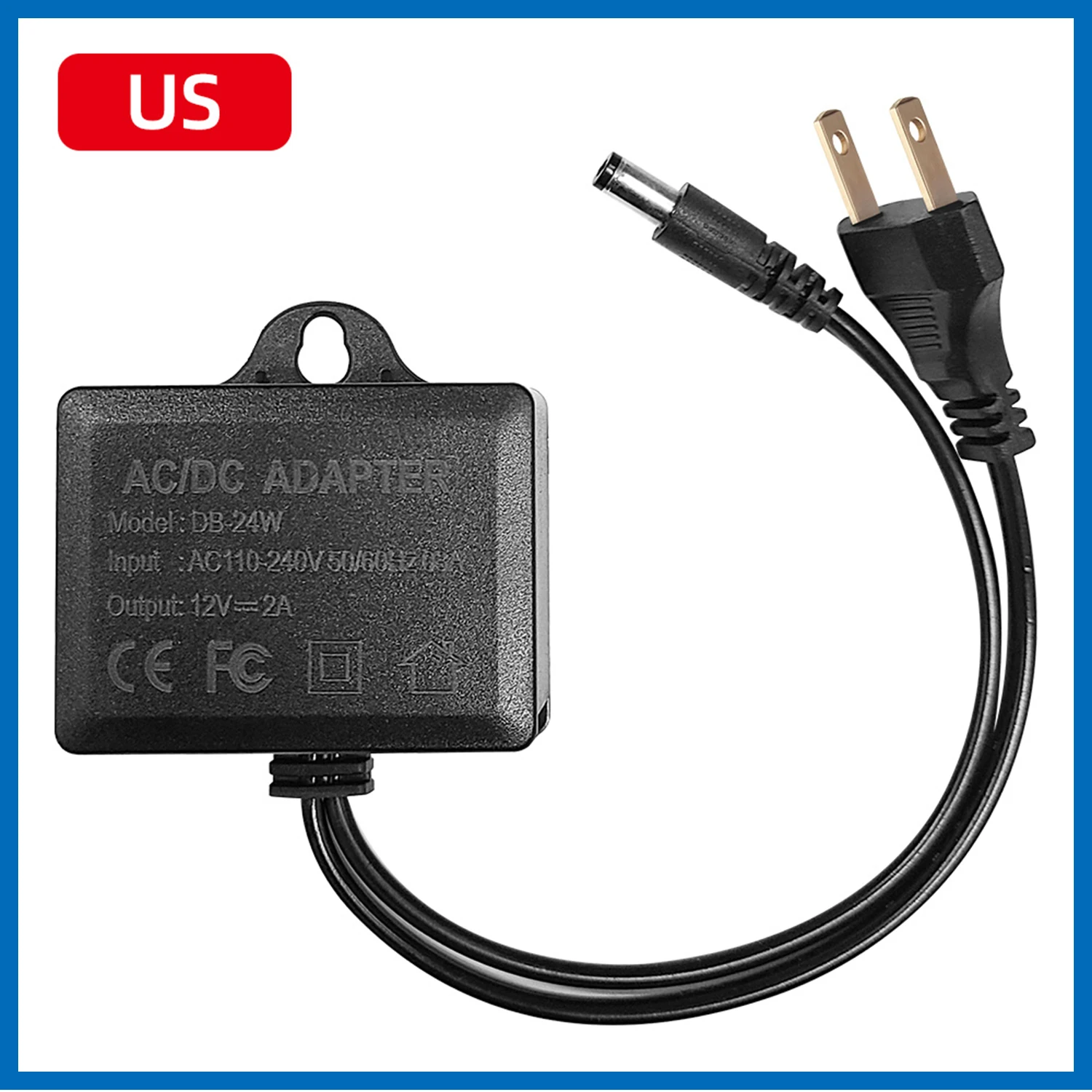 AC/DC 12V 2A CCTV Camera Power - Outdoor Power Supply 12V recension och pris