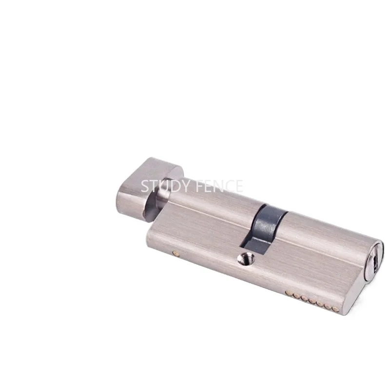 Picture 4: 1pc Metal Door Lock Core Single-sided Lock Cylinder Universal Lock Cylinder with A Key 50-120mm Household Hardware Accessories