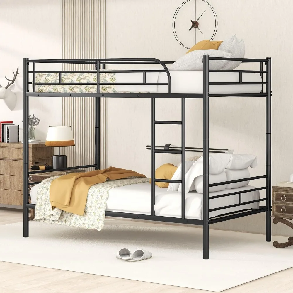 

Bunk Bed Twin Over Twin, Heavy Duty Metal Bunk Beds Can be Divided into Two Twin Beds