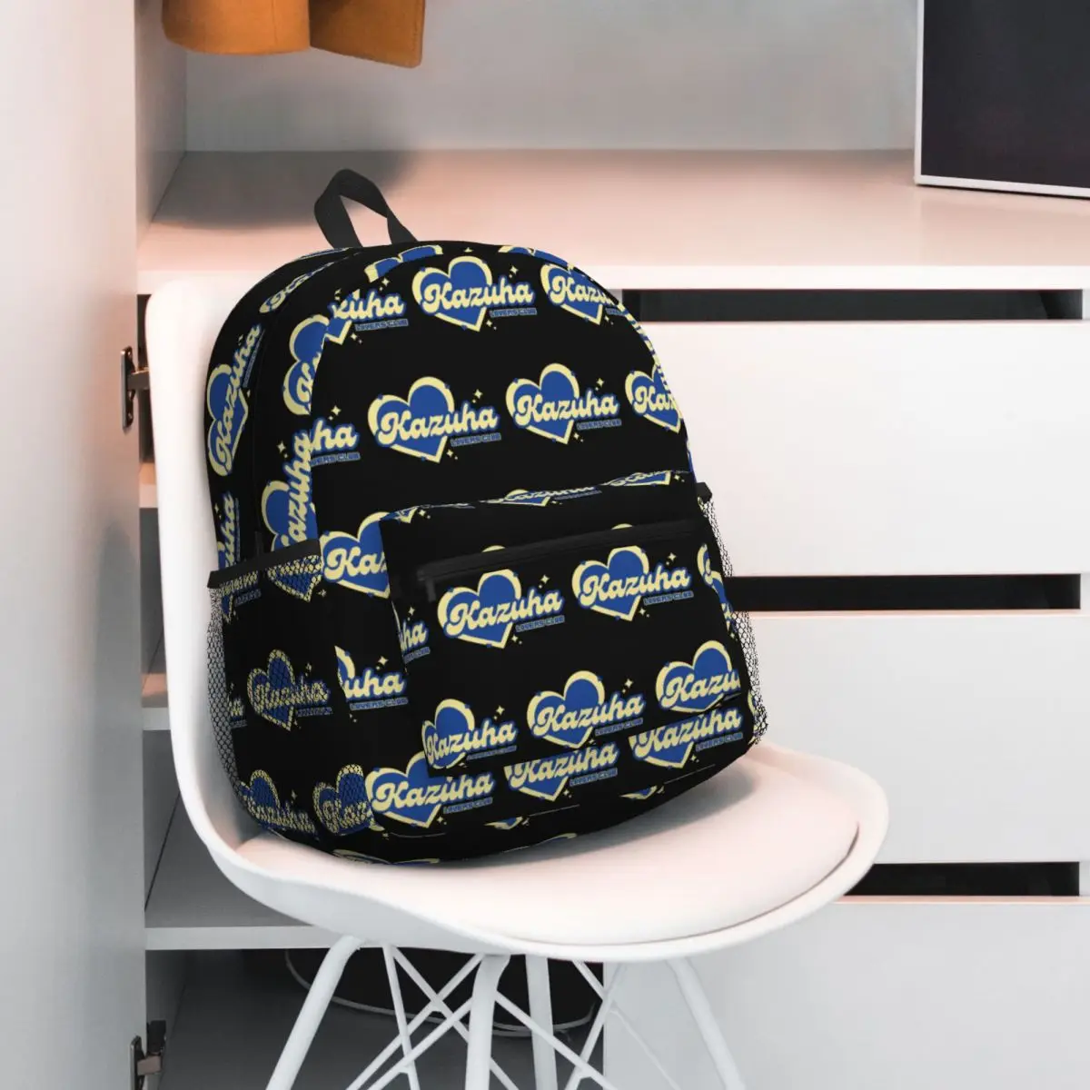 

Kazuha Lovers Club Backpack Daypack Large Capacity Children BookBag School Bag Shoulder Bags for Men Women