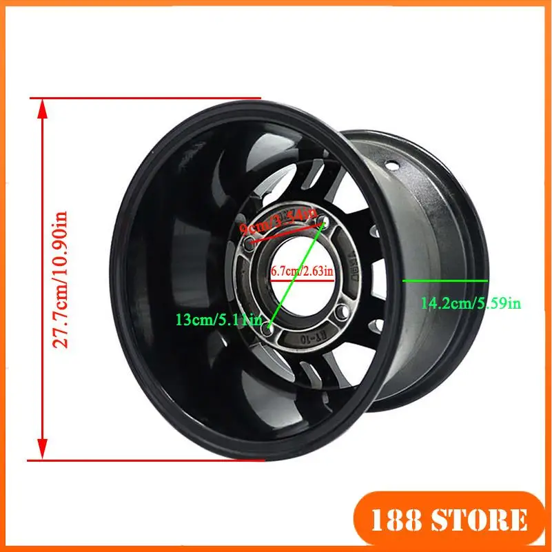 

10 Inch hub for Beach bike ATV go kart wheels 22x7-10/22x10-10 inch front rear wheel rims 10X7 10X6