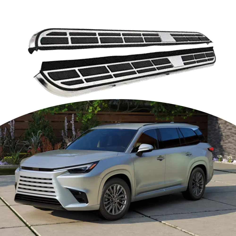 Running Board Side Step nerf bar Pedal Protector fits for All New Lexus TX 2024 Side Step Rail Board 2 pcs