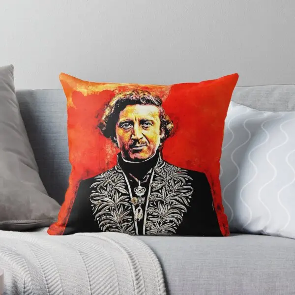 Portrait Of A Young Frankenstein  Printing Throw Pillow Cover Anime Throw Waist Wedding Square Soft Pillows not include One Side