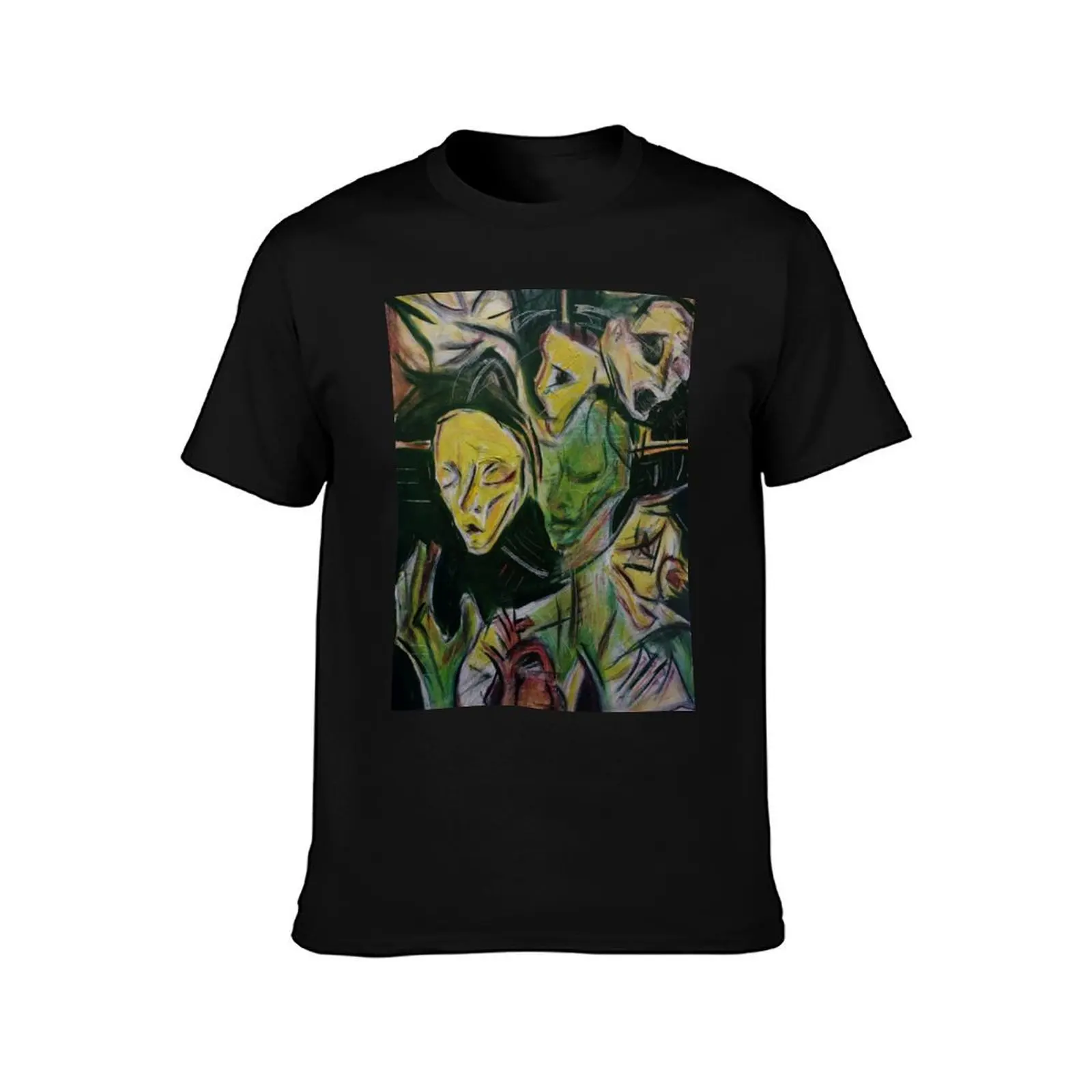 “Personas & Orientations” (Oil Painting) T-Shirt Casual Daily Wear Short Sleeve Top T-Shirt