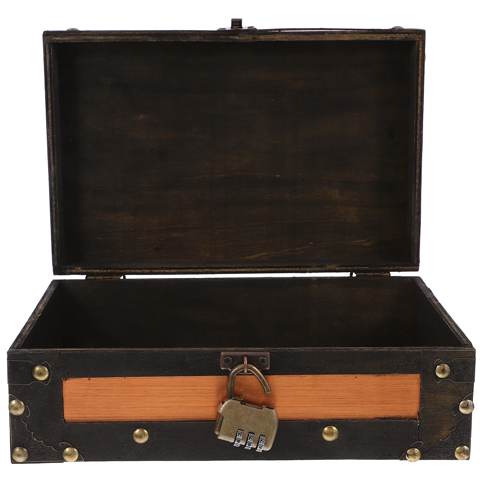 

1Pcs Retro Wood Storage Box Multi Functional Decorative Treasure Box For Jewelry And Memories Collection