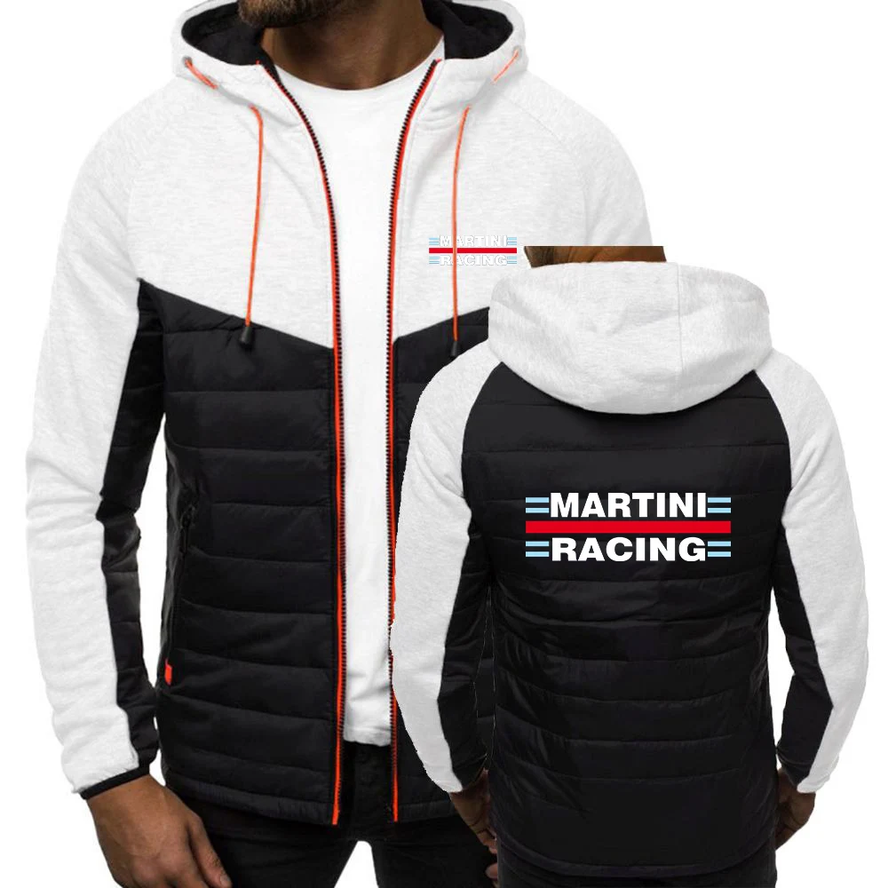 2025 Attractive Trendy Coat Spring And Autumn Man's Zipper Hooded Jacket Martini Racing Logo Print Fashion Drawstring Hoodies